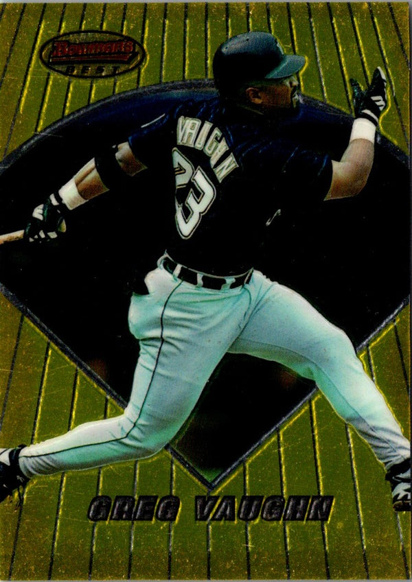 1996 Bowman's Best Greg Vaughn #27