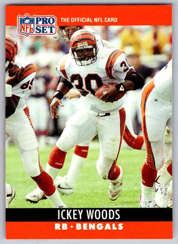1990 Pro Set Ickey Woods #66