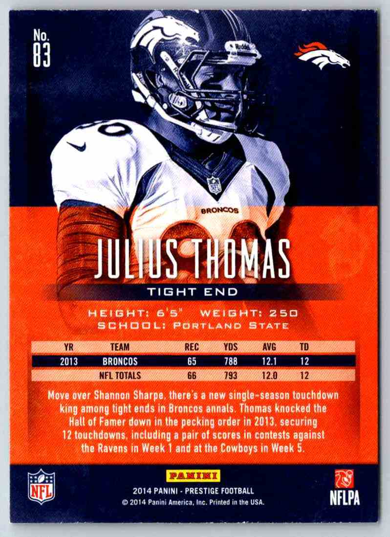 2014 Prestige Julius Thomas