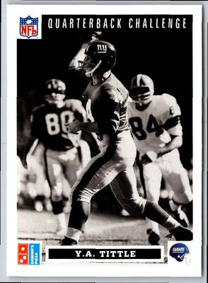 1991 Domino's The Quarterbacks Y.A. Tittle #45