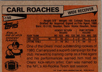 1981 Topps Carl Roaches #198 Rookie EX