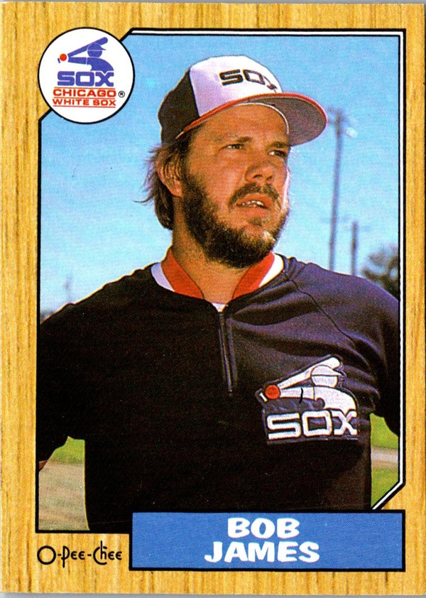 1987 O-Pee-Chee Bob James #342