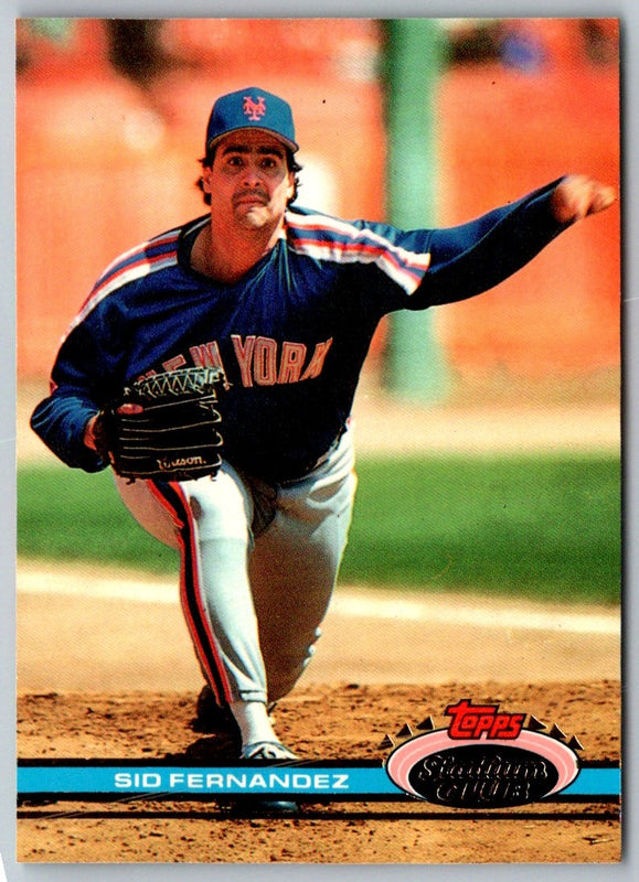 1991 Stadium Club Sid Fernandez #NNO