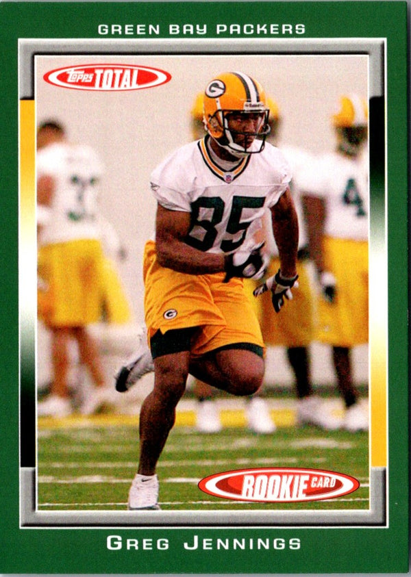 2006 Topps Total Greg Jennings #548 Rookie