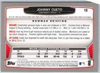 2014 Bowman Johnny Cueto #10
