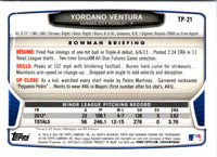 2013 Bowman Draft Picks & Prospects Chrome Top Yordano Ventura #TP-21