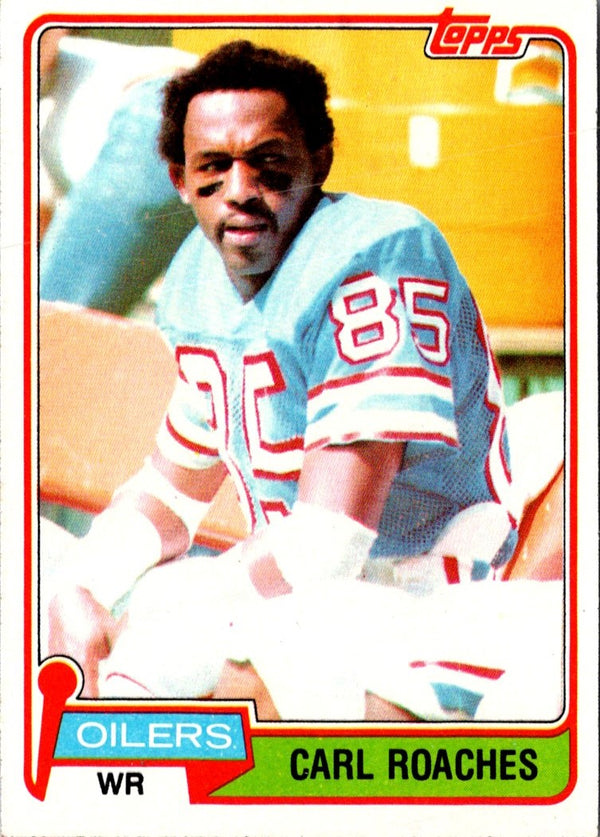 1981 Topps Carl Roaches #198 Rookie EX