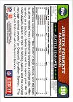 2008 Topps Kickoff Justin Forsett #190 Rookie