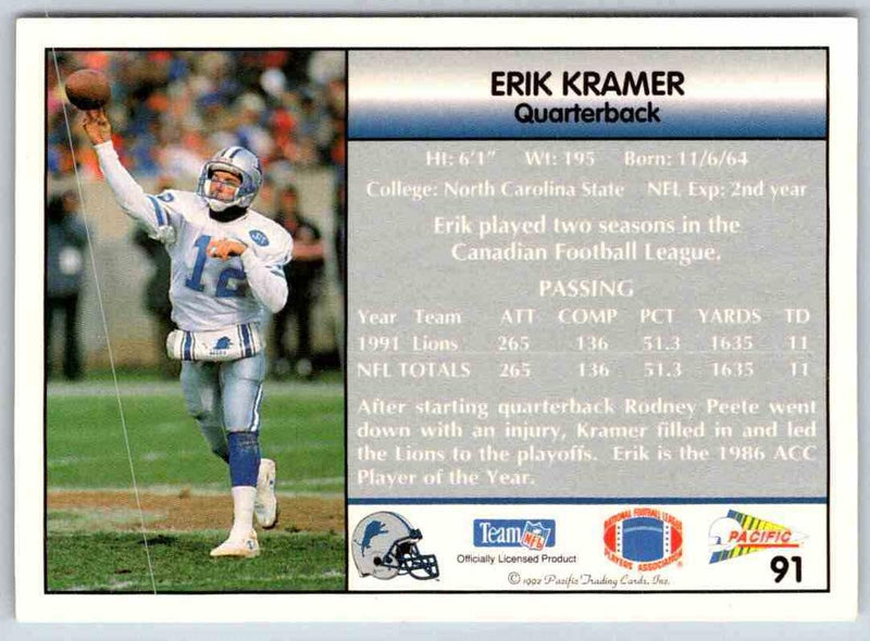 1998 Pacific Erik Kramer