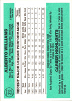 1984 Donruss Al Williams #316