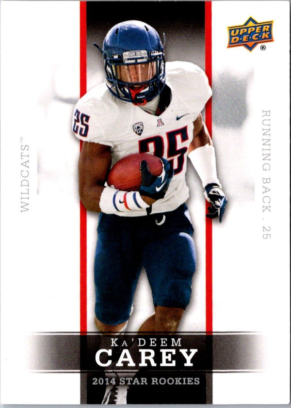 2014 Upper Deck Star Rookies Box Set SP Ka'Deem Carey #3