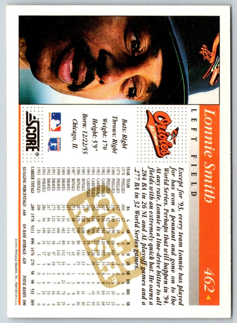 1994 Score Lonnie Smith