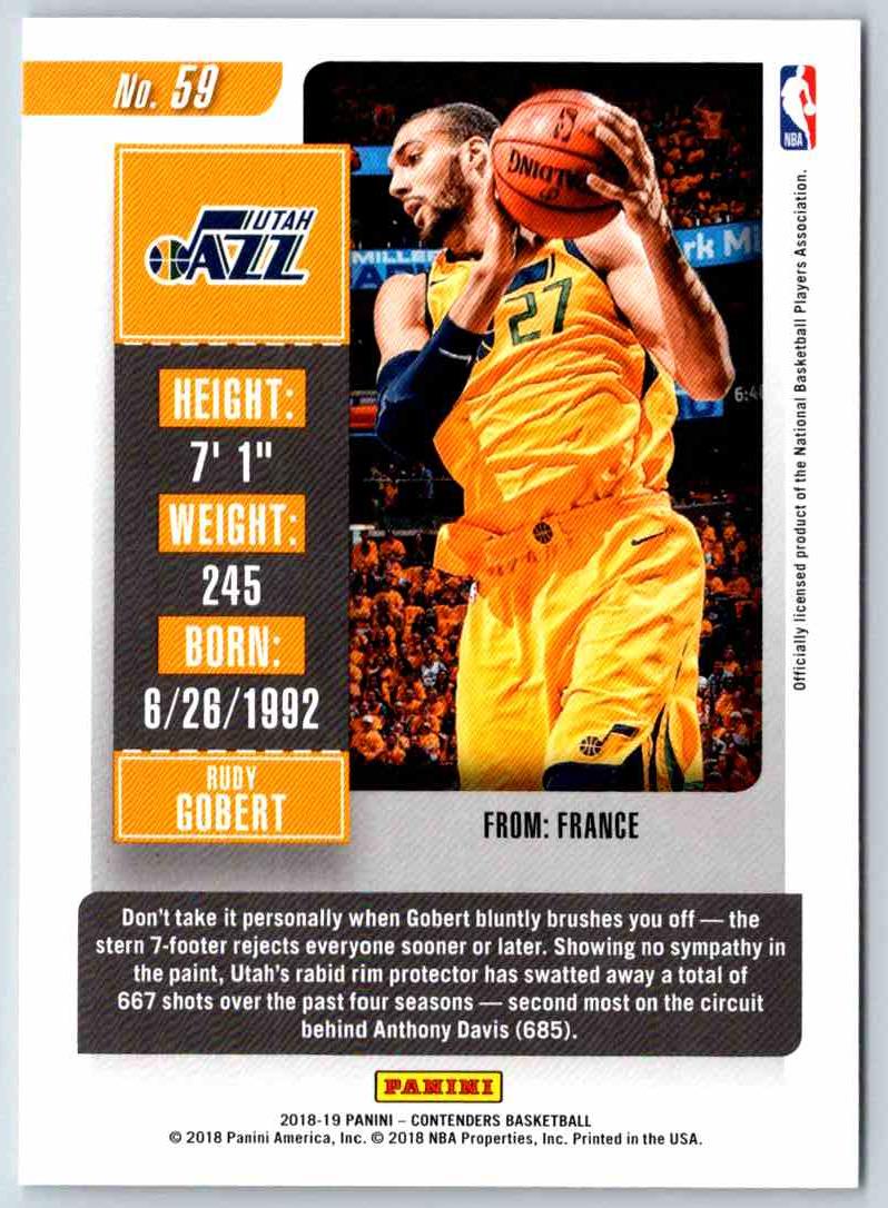 2018 Contenders Rudy Gobert