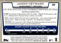2012 Bowman Chrome Jason Heyward #202