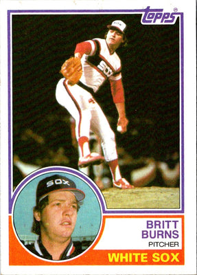 1983 Topps Britt Burns #541