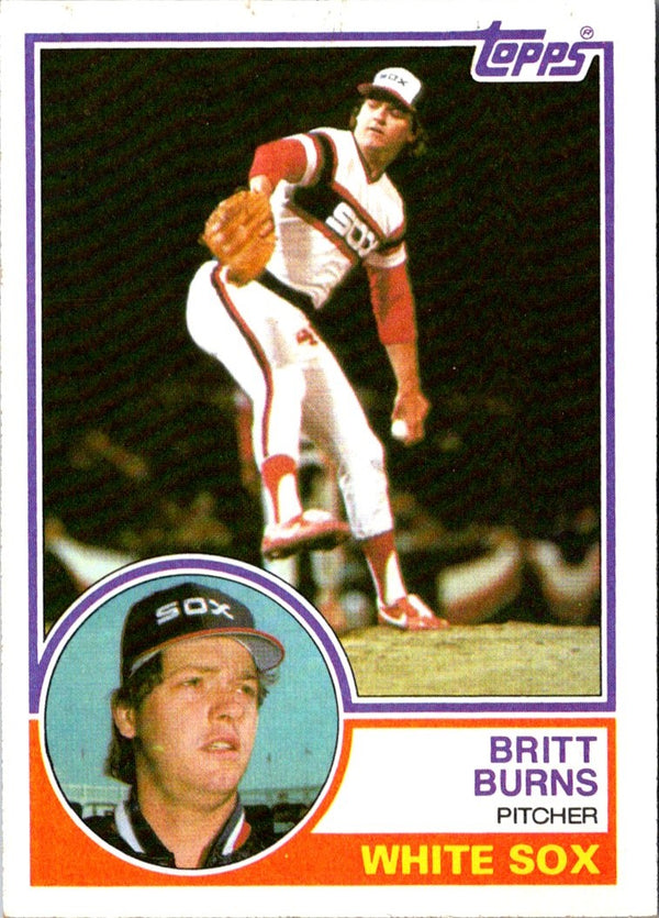 1983 Topps Britt Burns #541