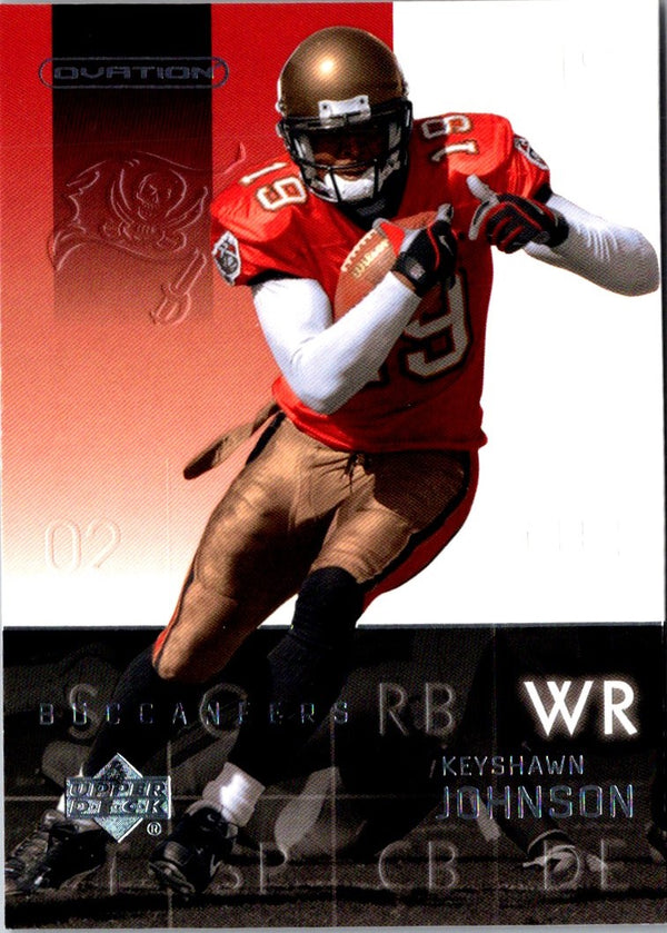 2001 Upper Deck Ovation Keyshawn Johnson #82