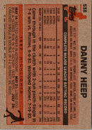 1983 Topps Danny Heep