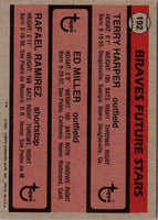 1981 Topps Braves Future Stars - Terry Harper/Ed Miller/Rafael Ramirez #192 Rookie