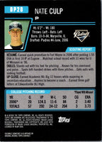 2006 Bowman Chrome Draft Picks & Prospects Nate Culp #DP20
