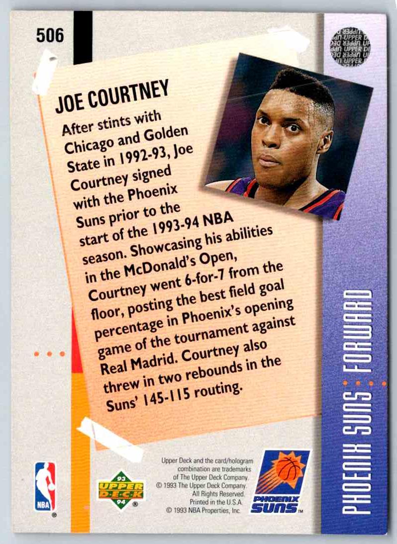 1994 Upper Deck Joe Courtney