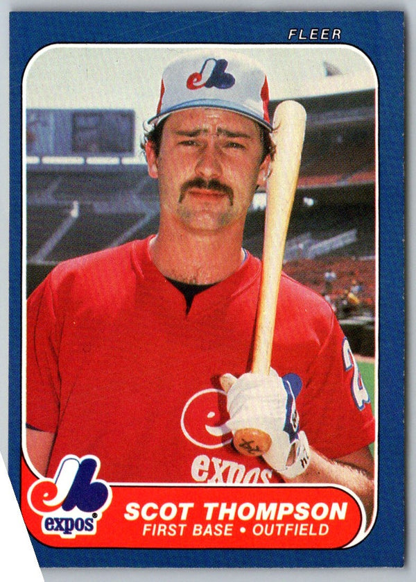 1986 Fleer Scot Thompson #262