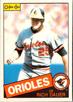 1985 O-Pee-Chee Rich Dauer #58