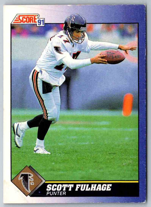 1991 Score Scott Fulhage #39