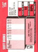 1989 Fleer Scott Brooks