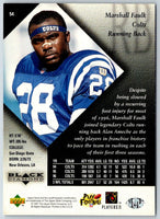 1997 Upper Deck Black Diamond Marshall Faulk #54
