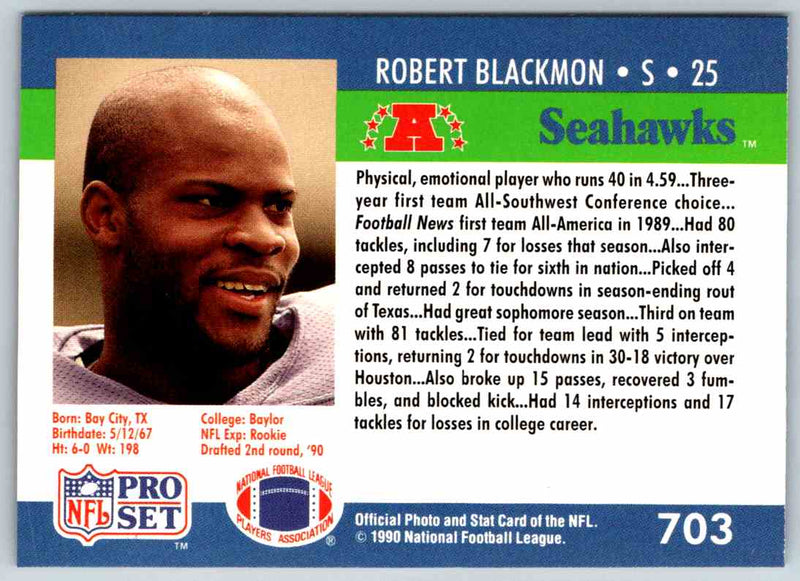 1990 Proset Robert Blackmon