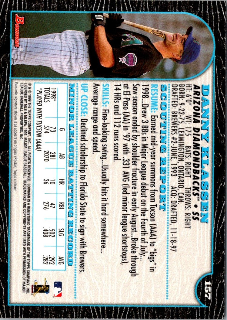 1999 Bowman Danny Klassen