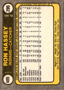 1981 Fleer Ron Hassey