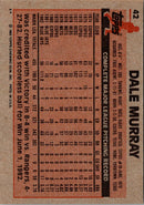 1983 Topps Dale Murray