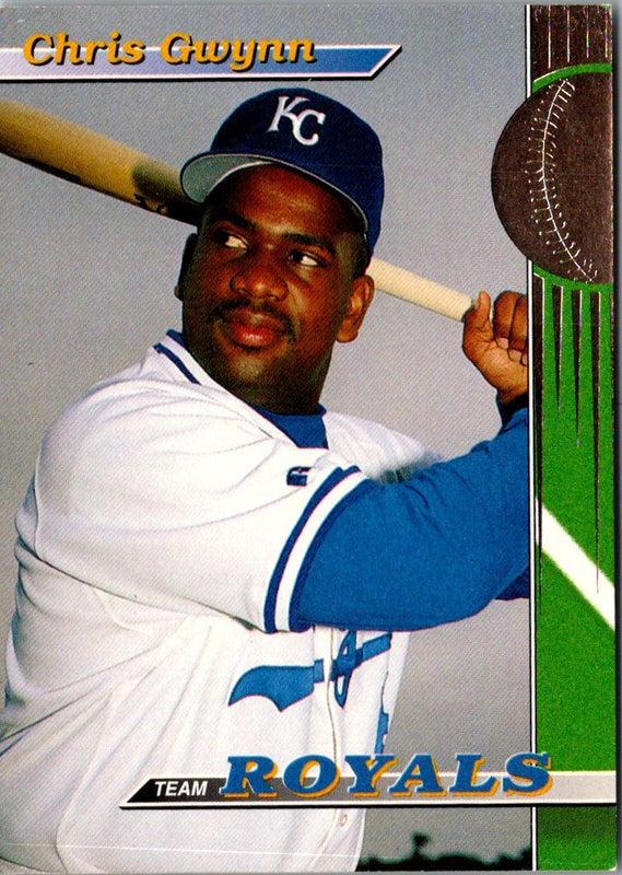 1993 Stadium Club Kansas City Royals Chris Gwynn #9