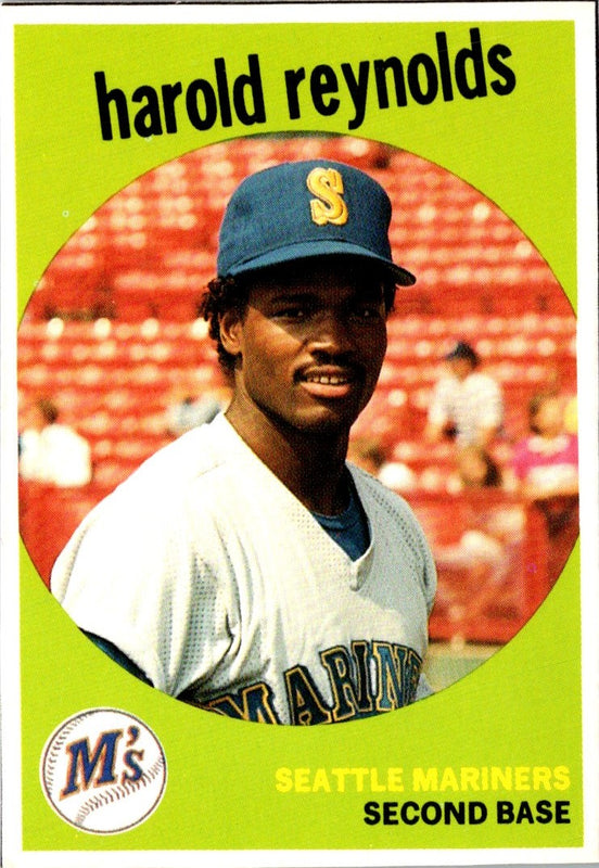 1989 Baseball Card Magazine '59 Topps Replicas Harold Reynolds #9