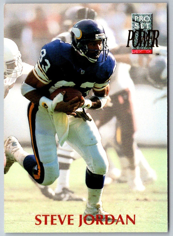 1992 Pro Set Power Steve Jordan #284