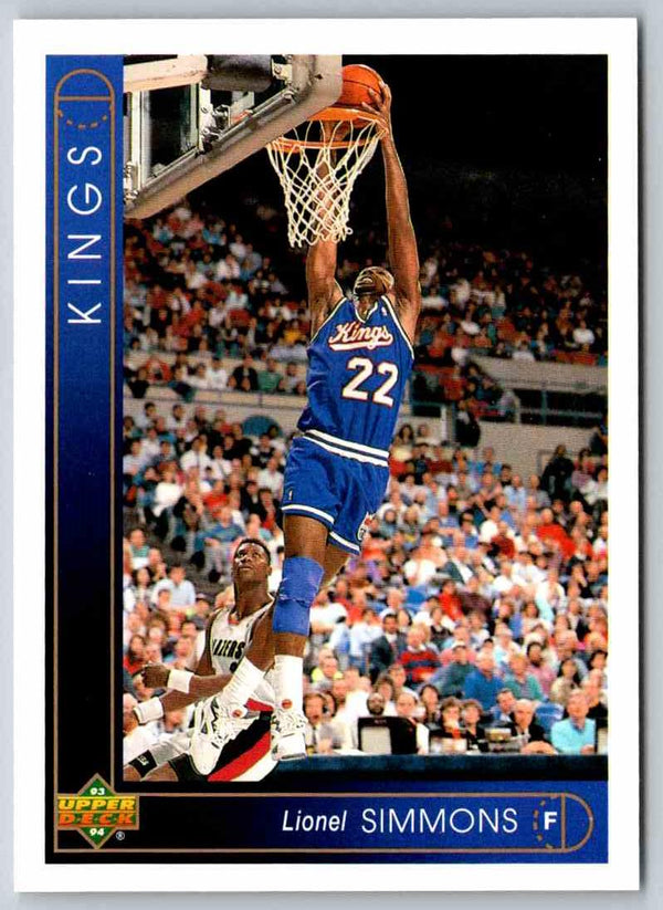 1993 Upper Deck Lionel Simmons #99