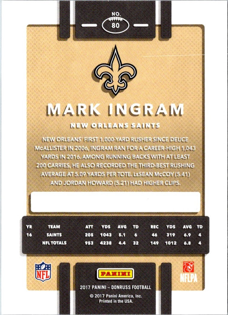 2016 Donruss Jersey Kings Mark Ingram