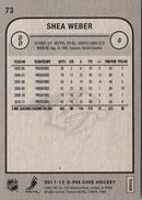 2011 O-Pee-Chee Shea Weber