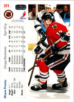 1991 Upper Deck Wayne Presley #371