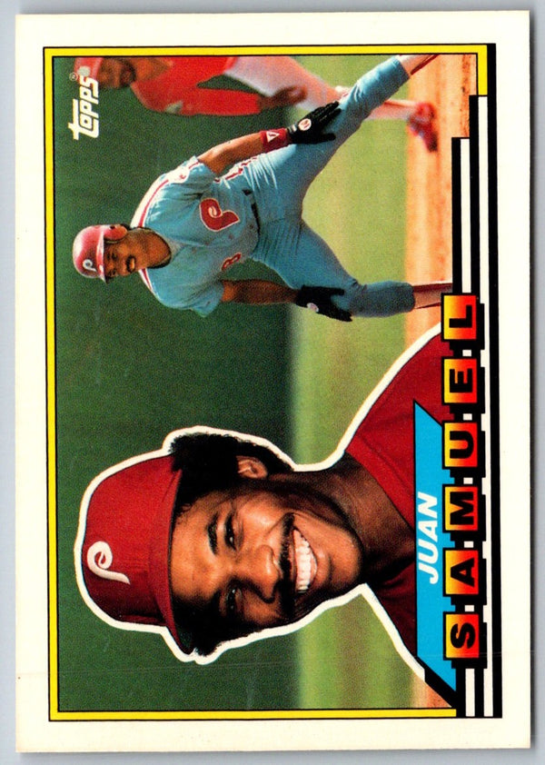 1989 Topps Big Juan Samuel #321