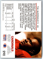 1992 Pro Set Tim McDonald #292
