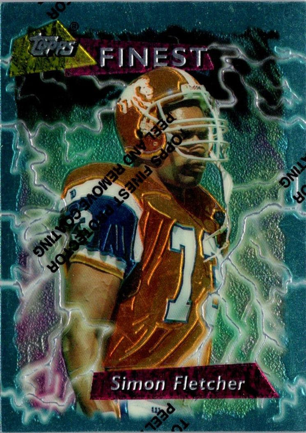 1995 Finest Simon Fletcher #112