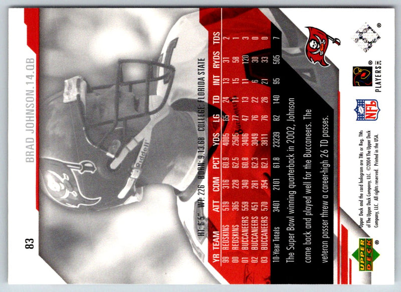 2004 SP Authentic Brad Johnson