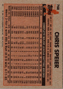 1983 Topps Chris Speier