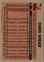 1983 Topps Chris Speier #768