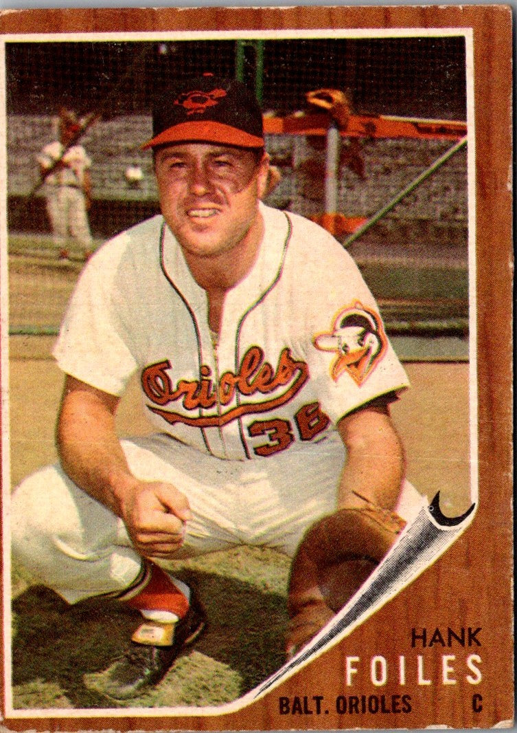 1962 Topps Hank Foiles