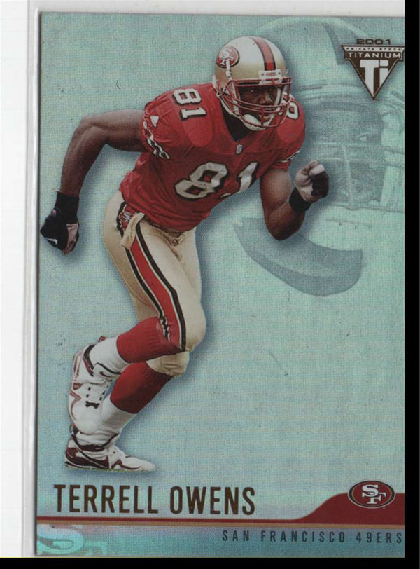 2001 Pacific Titanium Red Terrell Owens #122 /58