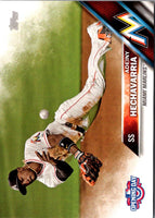 2016 Topps Opening Day Blue Foil Adeiny Hechavarria #OD-61